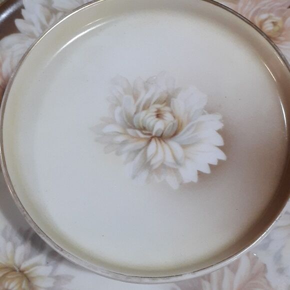 Vintage Tillowitz Hand Painted Porcelain Double Layer Serving Dish - Picture 3 of 7